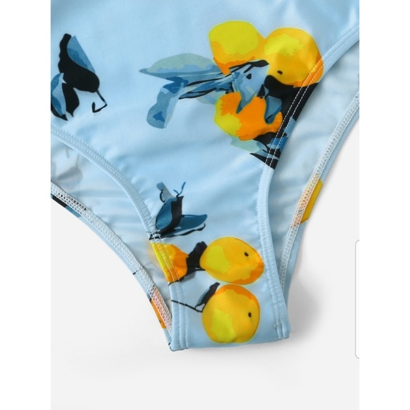 DOROTHY ORANGE AND STRIPE ONE PIECE SWIMSUIT - Picture 3 of 8